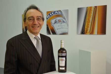 Pierre Pringuet et la nouvelle bouteille Ricard