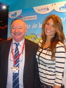 Gilles Falch'un, PDG de Sill et Laury Thilleman, miss France 2011